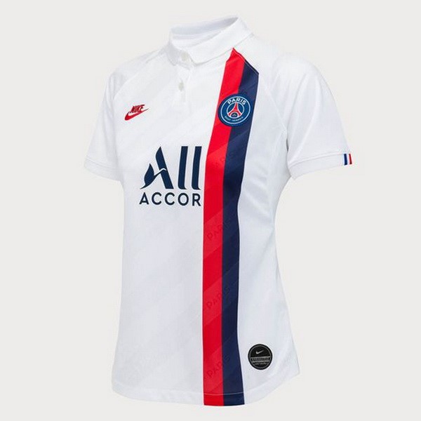Camiseta Paris Saint Germain 3ª Mujer 2019-2020 Blanco